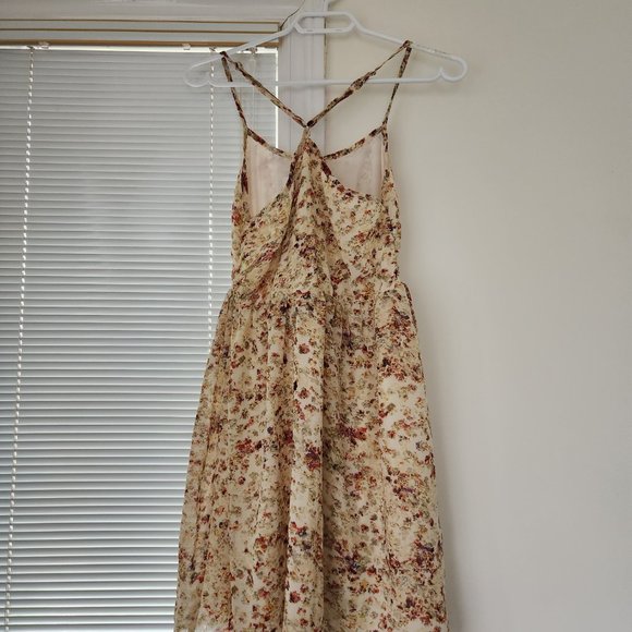 Floral & Flowy, Spaghetti Strap Babydoll Short Dress - Picture 2 of 3